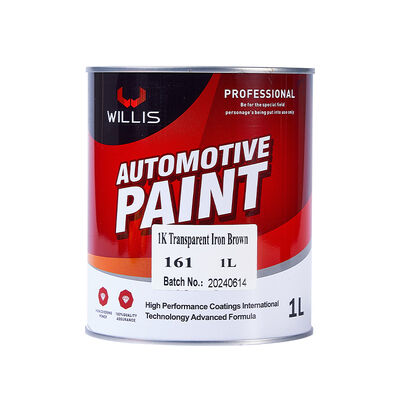Warm verkoop 1K Acrylische hars Auto Verf Goedkope ijzerbruine metalen tint Spray Toepassing Autoreparatie Verfverdunner Lak