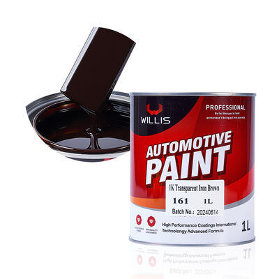 Warm verkoop 1K Acrylische hars Auto Verf Goedkope ijzerbruine metalen tint Spray Toepassing Autoreparatie Verfverdunner Lak