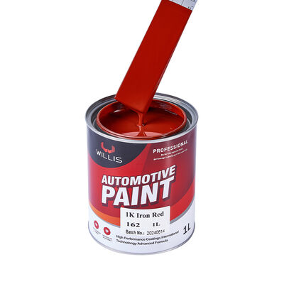 Warme verkoop 1K Autocoating Verf Hoogwaardig Acrylhars IJzer Rood Metalen Tonen Automotive Verf Auto Verf Lage prijs