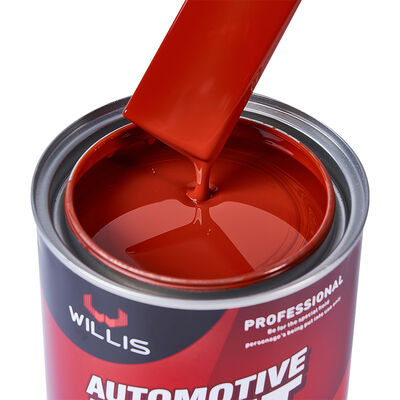 Warme verkoop 1K Autocoating Verf Hoogwaardig Acrylhars IJzer Rood Metalen Tonen Automotive Verf Auto Verf Lage prijs