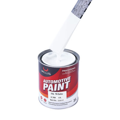 Hoge Kwaliteit 1K Eéncomponent Wit Automotive Toppcoat Hoge Dekking Efficiënte Acrylhars Verf Spuitbare Autolak Verdunner