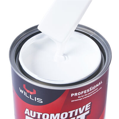 Hoge Kwaliteit 1K Eéncomponent Wit Automotive Toppcoat Hoge Dekking Efficiënte Acrylhars Verf Spuitbare Autolak Verdunner