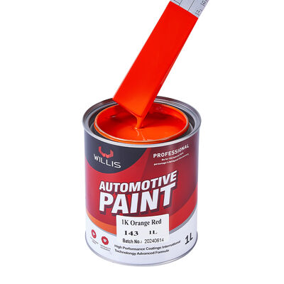1K Orange Red Primer Automotive Spray Paint with Thinner & Curing Agent Transparent Acrylic Resin Liquid Coating for Repair