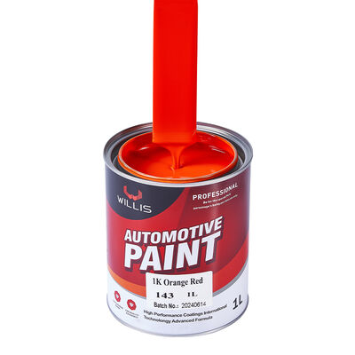 1K Orange Red Primer Automotive Spray Paint with Thinner & Curing Agent Transparent Acrylic Resin Liquid Coating for Repair