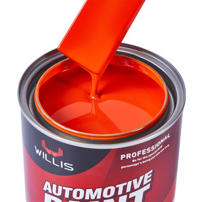 1K Orange Red Primer Automotive Spray Paint with Thinner & Curing Agent Transparent Acrylic Resin Liquid Coating for Repair