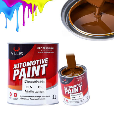 1K Transparante IJzergele Grondlak Autolak Acrylhars Vloeibare Coating voor Auto-herstel OEM Beschikbare Autolak Verdunner