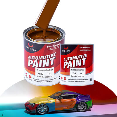 1K Transparante IJzergele Grondlak Autolak Acrylhars Vloeibare Coating voor Auto-herstel OEM Beschikbare Autolak Verdunner