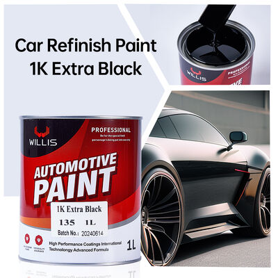 Advanced 1K Special Black Car Repair Paint Super Strong Coverage Body Paint Made From Acrylic Resin