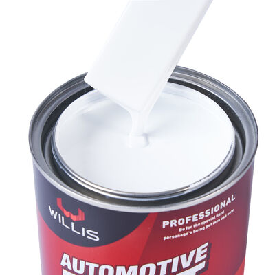 Goedkope extra witte auto basis auto reparatie coating 1k acryl hars verf met dunner hoge kwaliteit auto afwerking verf