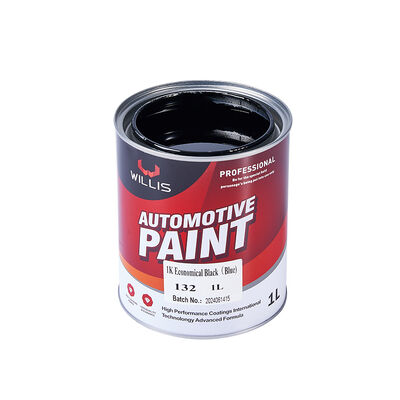 Warme verkoop 1K Economisch Zwart Acrylhars Autoreparatie Verf Hoogwaardige verdunner en vloeibare coating voor auto
