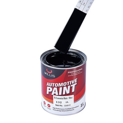 Warme verkoop 1K Economisch Zwart Acrylhars Autoreparatie Verf Hoogwaardige verdunner en vloeibare coating voor auto