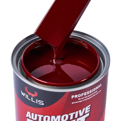 China Leverancier Autolak Herstel Sneldrogende 1k Bordeaux Rood Autoreparatie & Lakverf Verdunner