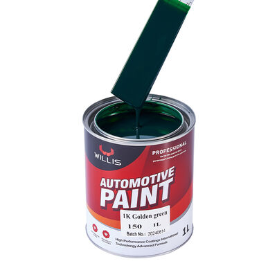1K Gouden Groene Autospraylak Eéncomponent Acrylhars Vloeibare Autolak Effen Kleur 1K Kleurlak China