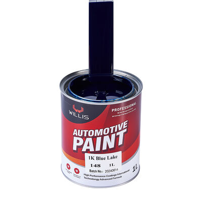 1K Acrylhars Vloeibare Verf voor Autoherstel Effen Blauw Meer Eéncomponent Autolak Gemaakt in China