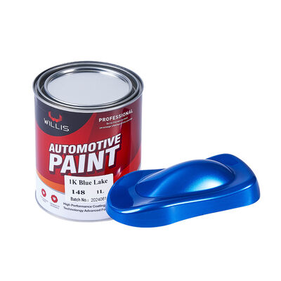 1K Acrylhars Vloeibare Verf voor Autoherstel Effen Blauw Meer Eéncomponent Autolak Gemaakt in China