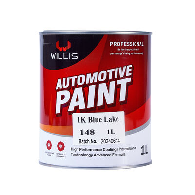 1K Acrylhars Vloeibare Verf voor Autoherstel Effen Blauw Meer Eéncomponent Autolak Gemaakt in China