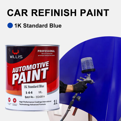 Willis 1K Blue Car Paint From China Automotive Standard Basecoat with Acrylic Resin Coating
