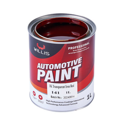 1K Transparante IJzerrode Autolak Vloeibare Coating Gemaakt Van Acrylhars voor Auto-herstel Metallic Autolak Klussen