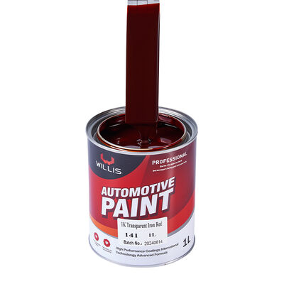 1K Transparante IJzerrode Autolak Vloeibare Coating Gemaakt Van Acrylhars voor Auto-herstel Metallic Autolak Klussen
