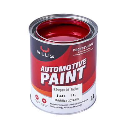 Hoge Prestaties 1K Pure Effen Kleur Basislaag Auto Coating Fabriek Autolak met Acryl Metallic Tinten voor Auto Herstel