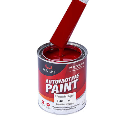Hoge Prestaties 1K Pure Effen Kleur Basislaag Auto Coating Fabriek Autolak met Acryl Metallic Tinten voor Auto Herstel