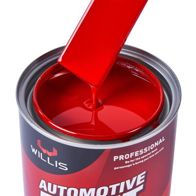 Hoge Kwaliteit 1K Transparante Rode Autolak met 2K Primer Acrylhars Gebaseerde Vloeibare Coating voor Auto-restauratie