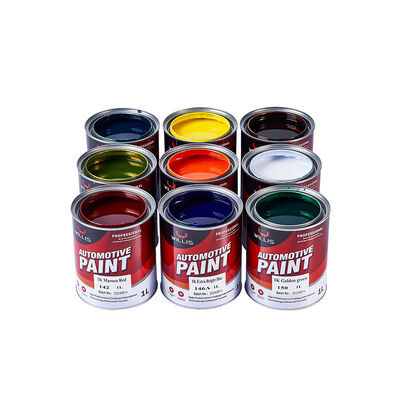 WILLIS 1K kleurverf voor auto's bedekt met plastic in 1K acrylhars met extra zwart Premium 1K verf voor voertuigcoating verf