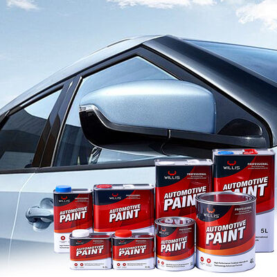 Hot Selling Willis 1K Fine White Silver Polyurethane Thinner Auto Repair Car Acrylic Resin Liquid Coating Paint Spray Mixed
