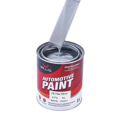 China Customizable 1K Silver Liquid Coating Ultra-Low Priced Acrylic Resin Car Paint Varnish Multiple Colors Spray Application