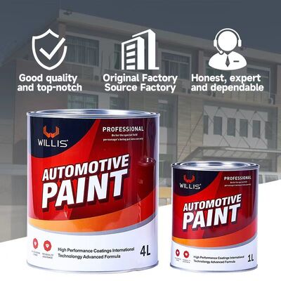 Aanpasbare kleur Hoge glans Snelle drooging 2K vaste verf voor automotive afwerking en auto touch-up