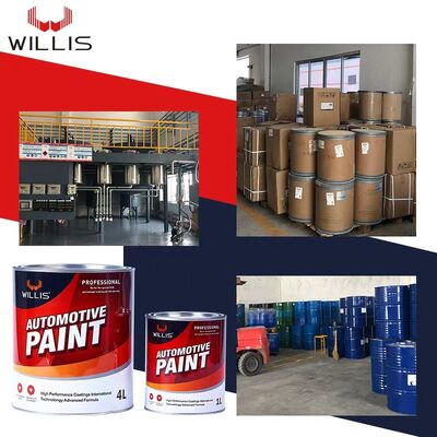 Aanpasbare kleur Hoge glans Snelle drooging 2K vaste verf voor automotive afwerking en auto touch-up