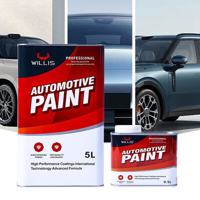 Willis W990 Heldere Acrylhars Glanzende Coating voor Autolak Herstel met Plastic Coating Eenvoudige Spuitapplicatie