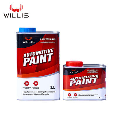 Low MOQ & Free Sample High Quality Metallic Car Paint Kit From China Factory: Basecoat, 2K Clear Coat with Hardener for Repair