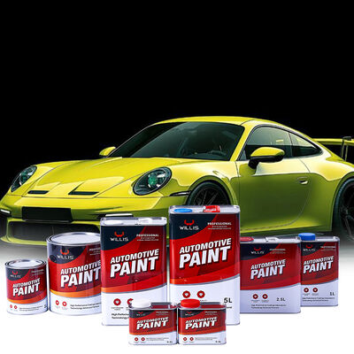 Hoge Kwaliteit WILLIS Automotive 2K Autospraylak Lak Vloeibare Coating Hoogglans Reparatie Plastic Bootlak
