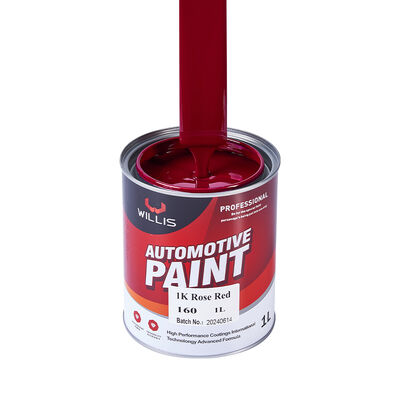 Hoogwaardige 1K Roze Rode Acryl Auto Topcoat Hot Sale Single-Component Auto Verf Factory Coating & Verfverdunner Inclusief