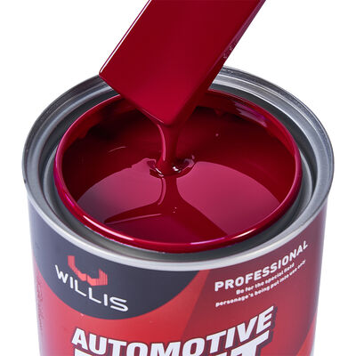 Hoogwaardige 1K Roze Rode Acryl Auto Topcoat Hot Sale Single-Component Auto Verf Factory Coating & Verfverdunner Inclusief