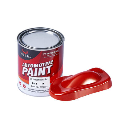 Autobody Car Touch Up Paint Auto Repair Verf 1k Transparante IJzer Rode Acryl Car Refinish Verf