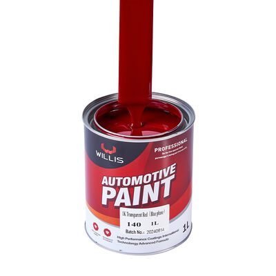 Originele 1k Transparante Rode (Blauwe Fase) Kleur Sublimatie Coating Auto Verfblikken 1l Auto Refinish Verf