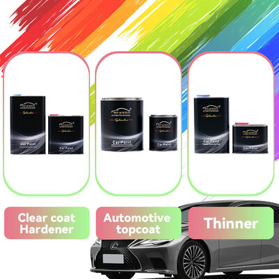 High Quality 1K Black Acrylic Coating , Automotive Refinishing Wholesale Price, 1L/4L Sizes