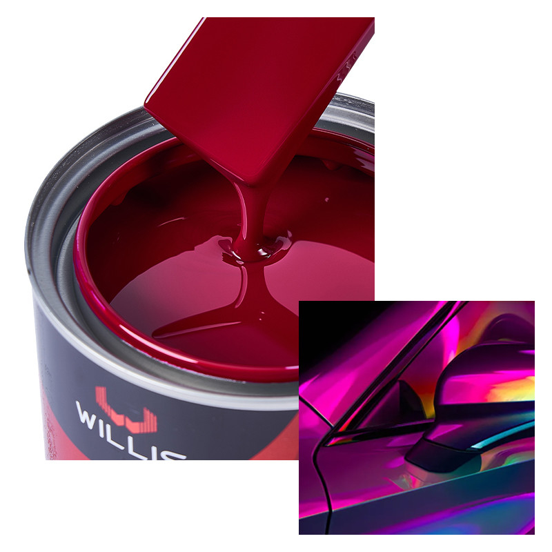 Blauw Snelle drooging Vaste Wit 1K Base Auto Refinish Verf Metalen Blauwe Autoverf Spray Primer Metalen Auto Verf Kleur