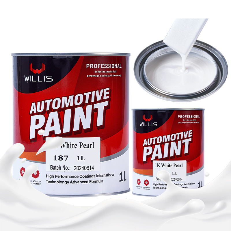 Acryl Flash Clear Pearl Automotive Paint High Solid Quick Dry Pearl White Car Paint Acryl lak verf