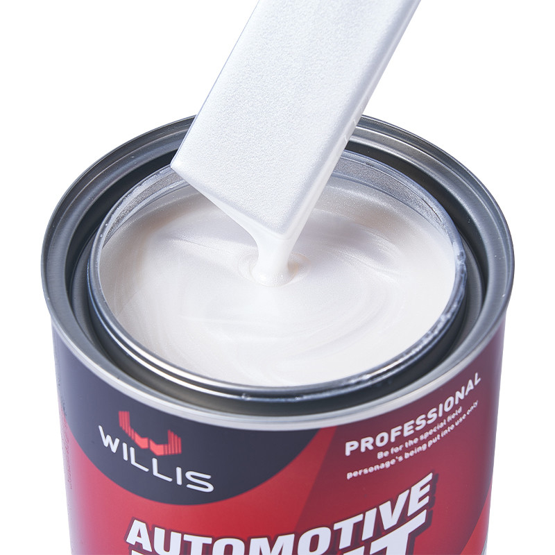 OEM 1K Metallic Pigment White Pearl Automotive Paint Auto verf Verdunner Verf Topcoat