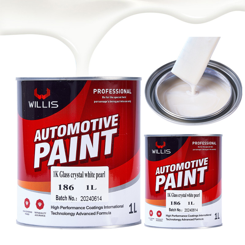 Standaard 1K Basecoat Metalen Pigment Pearl Automotive Verf Spray Auto Verf Vloeibare coating Automotive Dunner