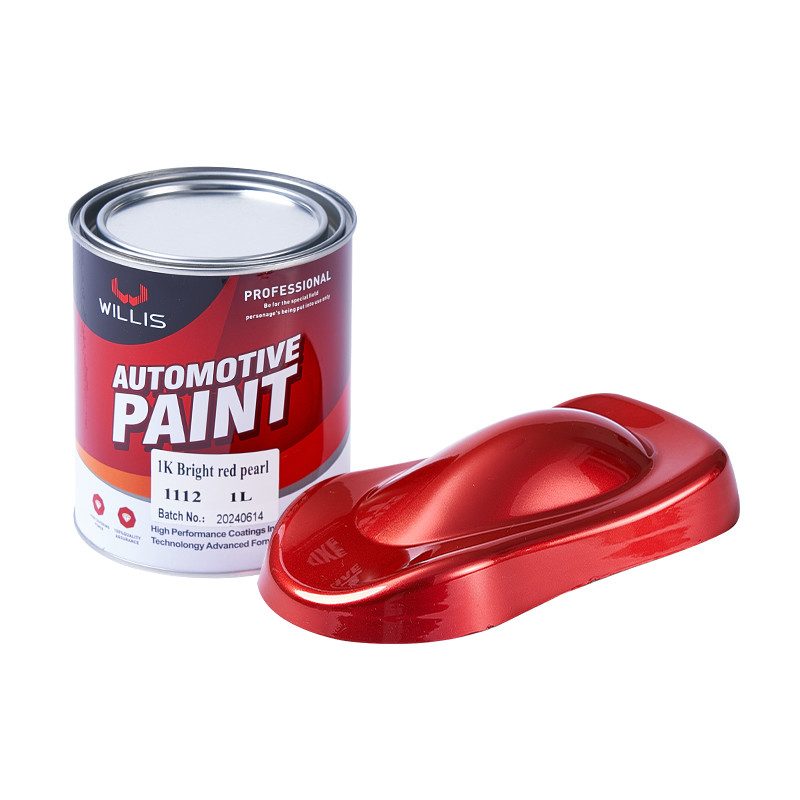 Metalen emmer 1k Primer Pearl White Auto Verf Weerbestendige Voor billboards, Vloeibare coating, Automotive auto verf