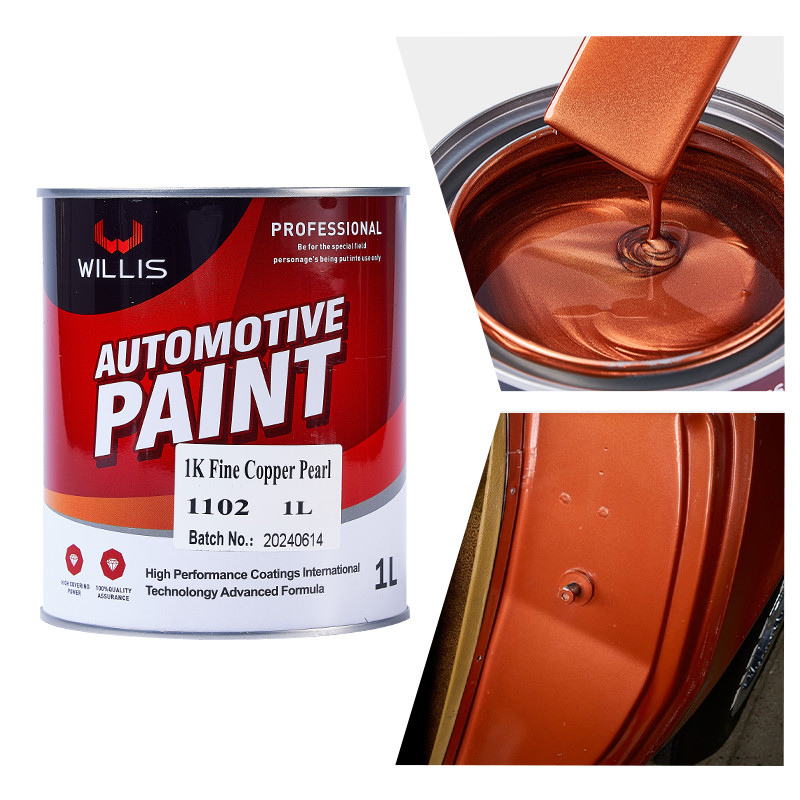 Chemische weerstand Acrylische lak verf, Duurzame parel verf kleuren voor auto's, 2K / 1K kleur verf, 1K kristal parel
