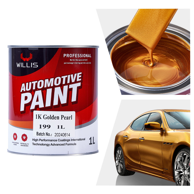 1K zilveren verf acryl 1K gouden parel 2K / 1K kleurverf 1K kristal parel verf