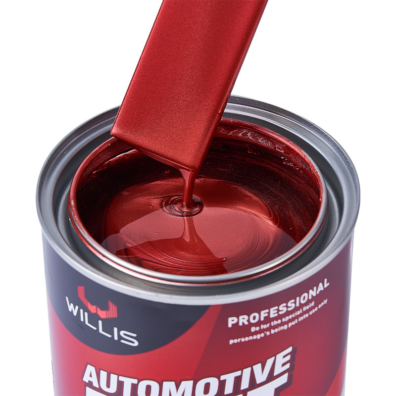 Acrylische parelvormige autopent Hoge kleur verzadiging 1K fijnrode parel metalen autopent Automotive thinner