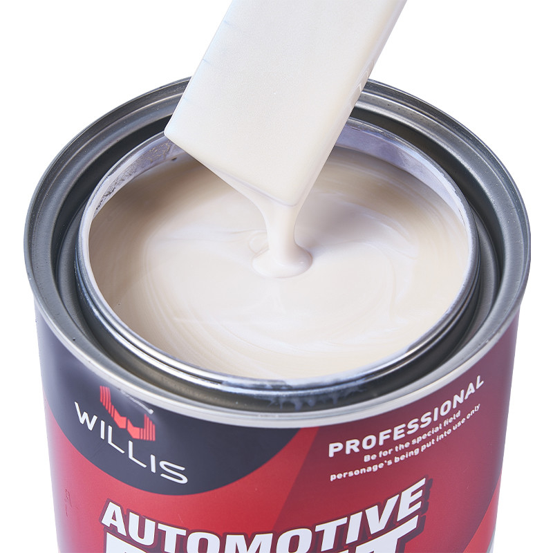 1K basecoat rood / zwart parel autoverf weerbestendige parelrijke autoverf heldere laag verhardende dunner