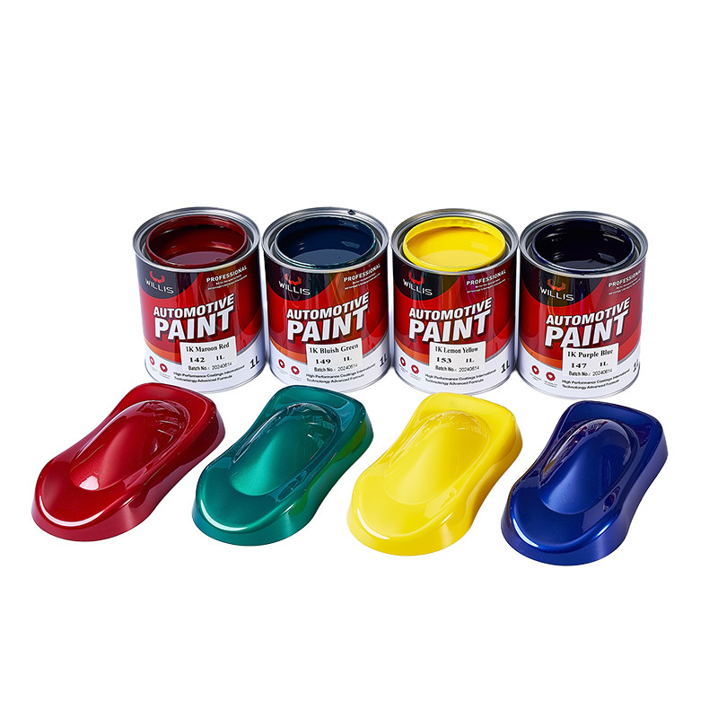 Willis Auto Verf Hoge kleur verzadiging 1k Auto Verf Voor verschillende kleur dekking bereik