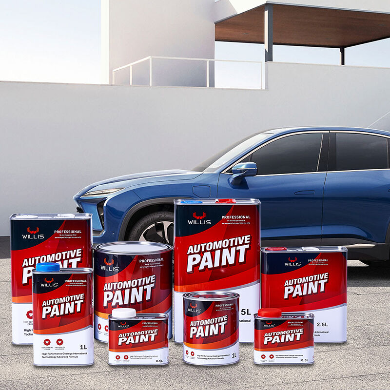 WILLIS 202 Acrylic 1K 2K Polyurethane Metallic Color Car Body Spray Paint Automotive Repair Refinish Coating